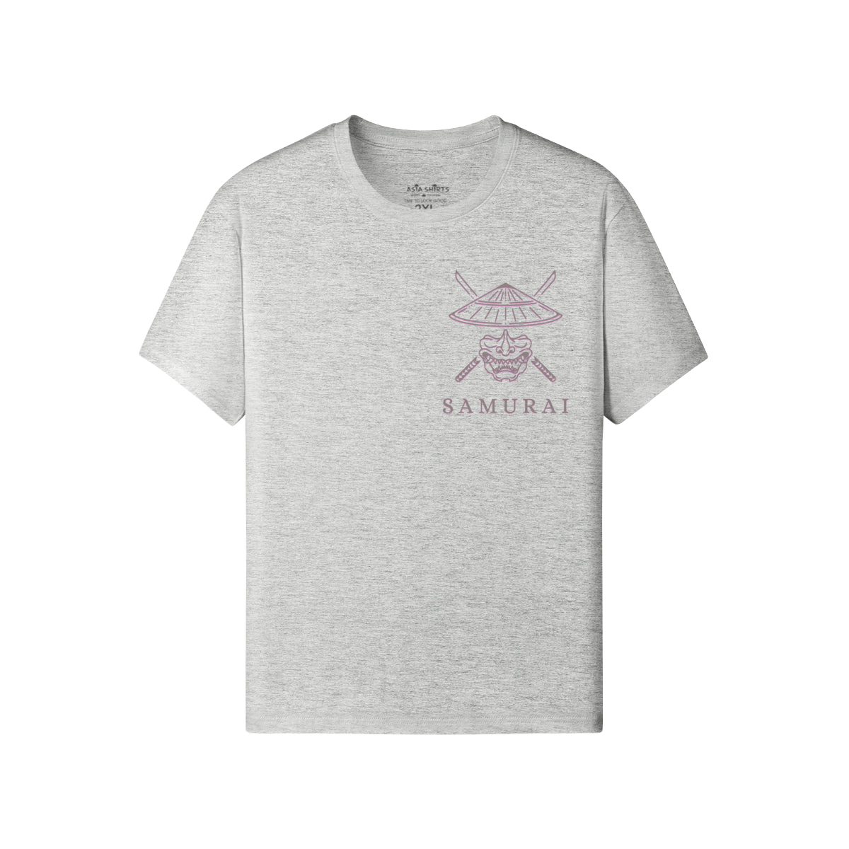 Print T-Shirt Samurai Vorder und Rückseite Design-ASIA-Shirts