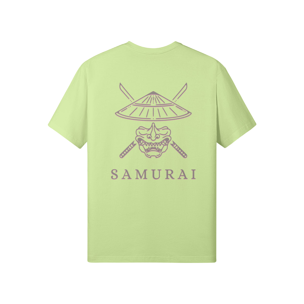 Print T-Shirt Samurai Vorder und Rückseite Design-ASIA-Shirts