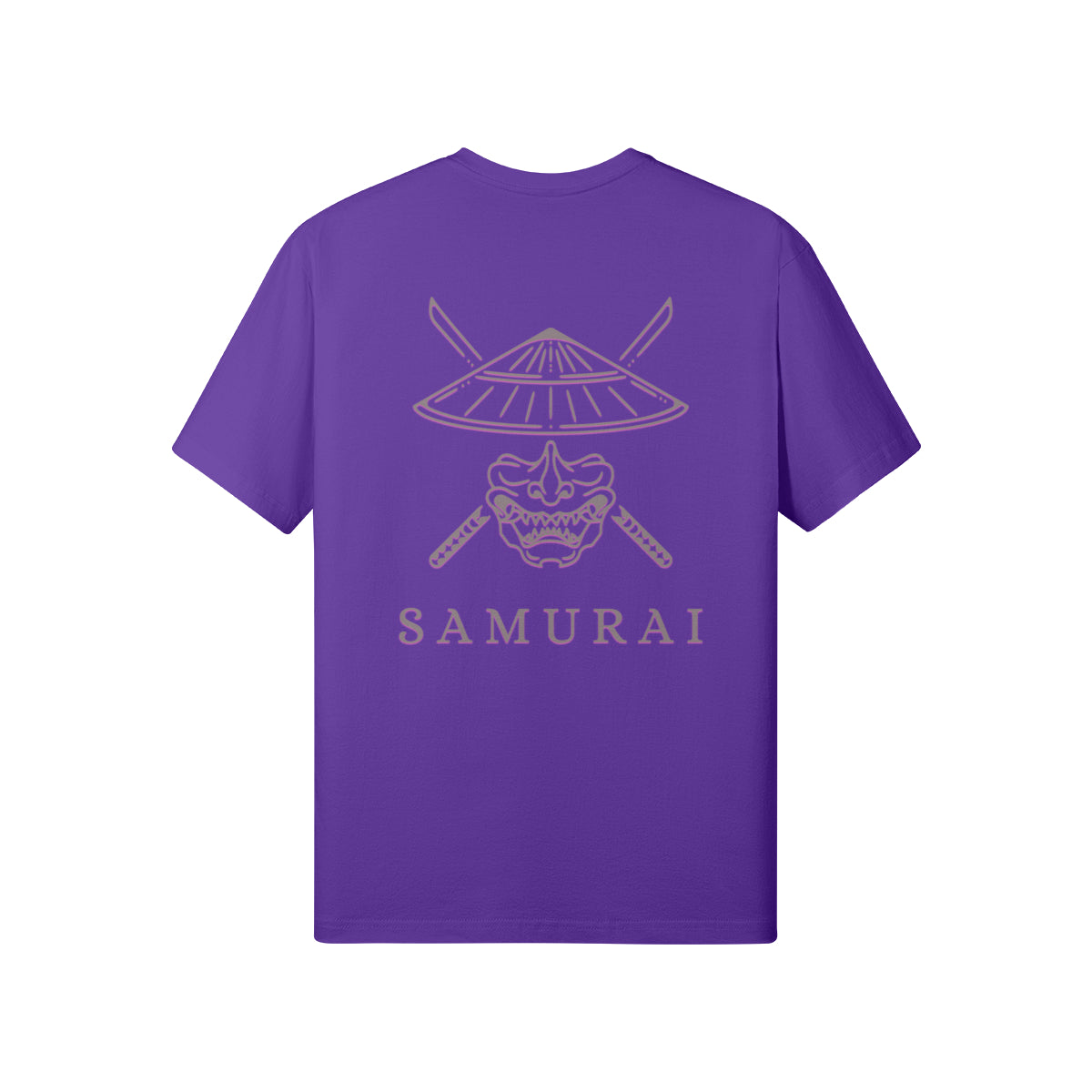 Print T-Shirt Samurai Vorder und Rückseite Design-ASIA-Shirts
