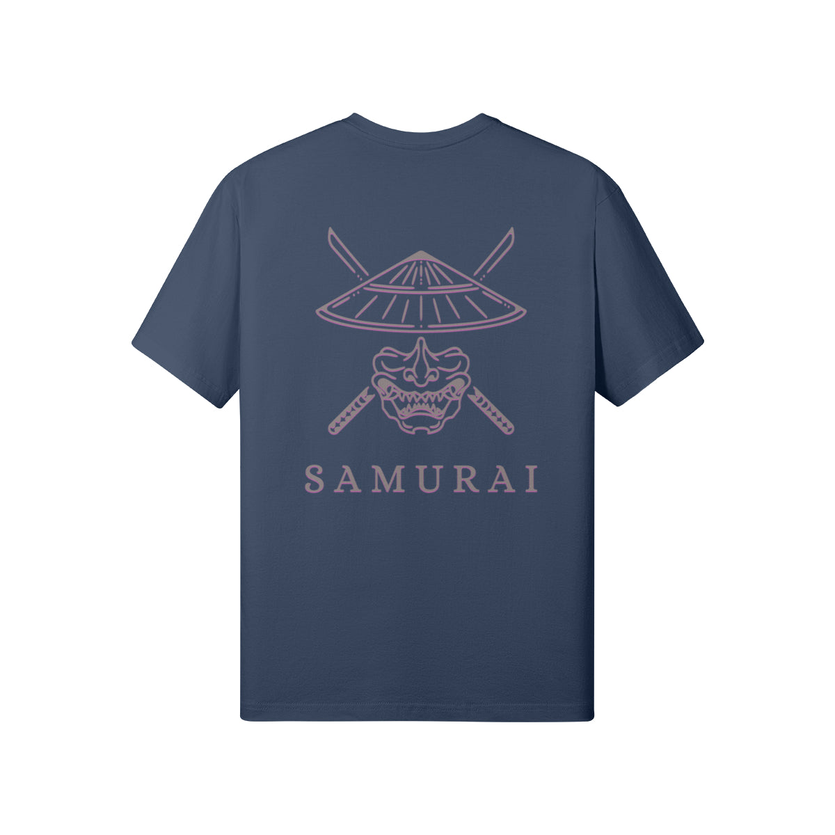 Print T-Shirt Samurai Vorder und Rückseite Design-ASIA-Shirts
