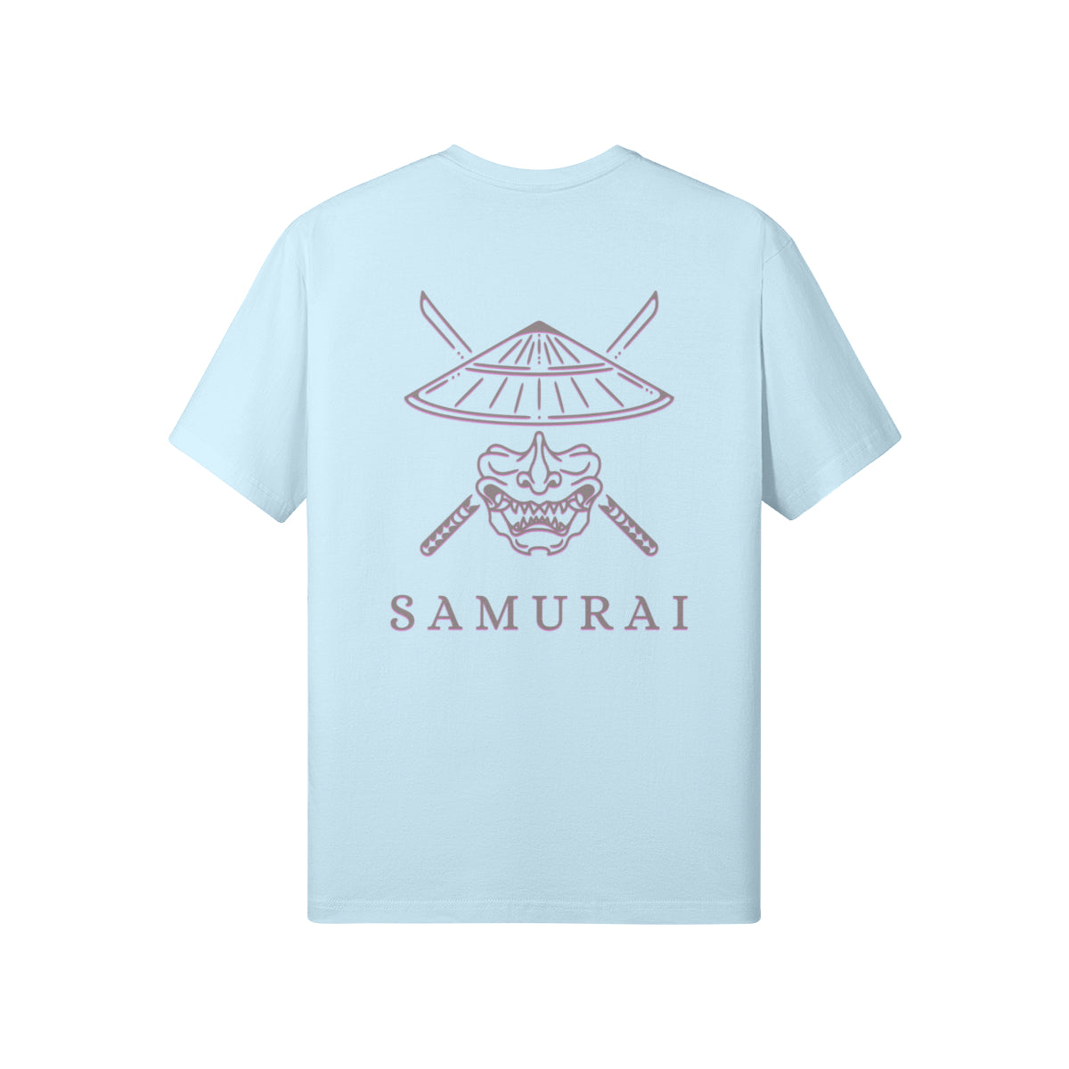 Print T-Shirt Samurai Vorder und Rückseite Design-ASIA-Shirts