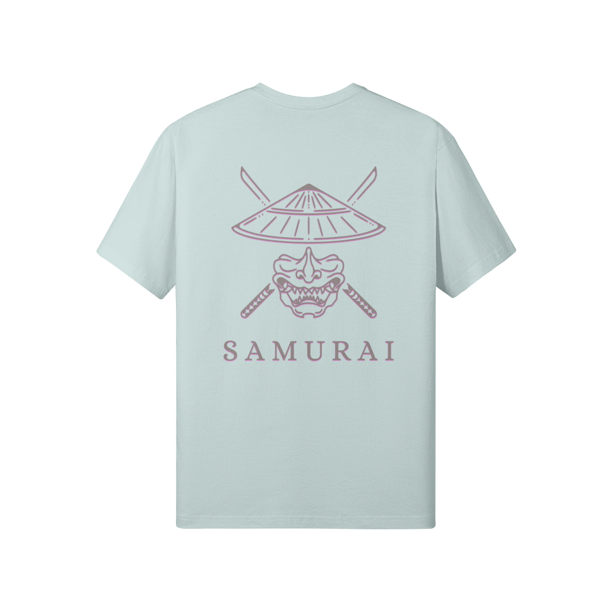 Print T-Shirt Samurai Vorder und Rückseite Design-ASIA-Shirts