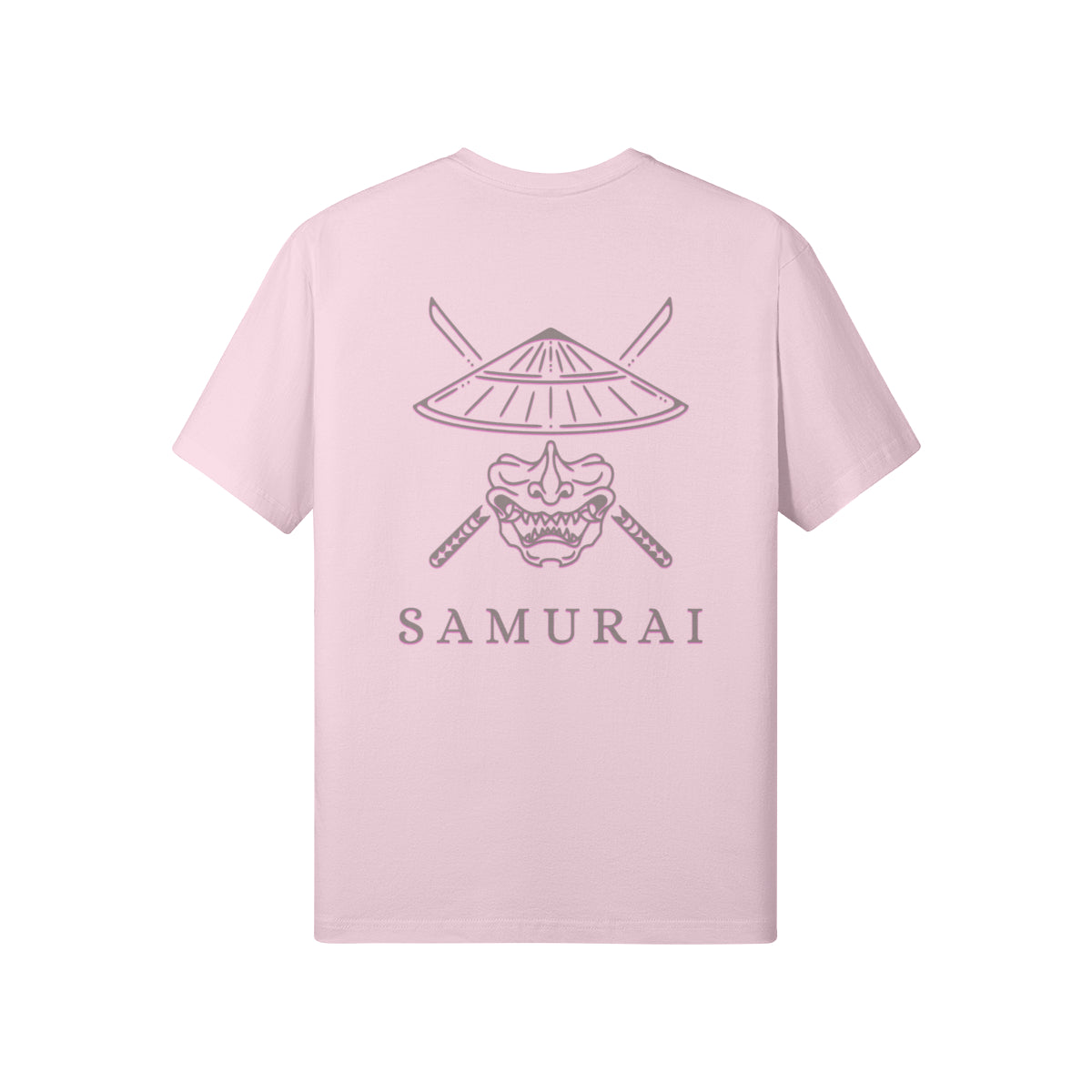 Print T-Shirt Samurai Vorder und Rückseite Design-ASIA-Shirts