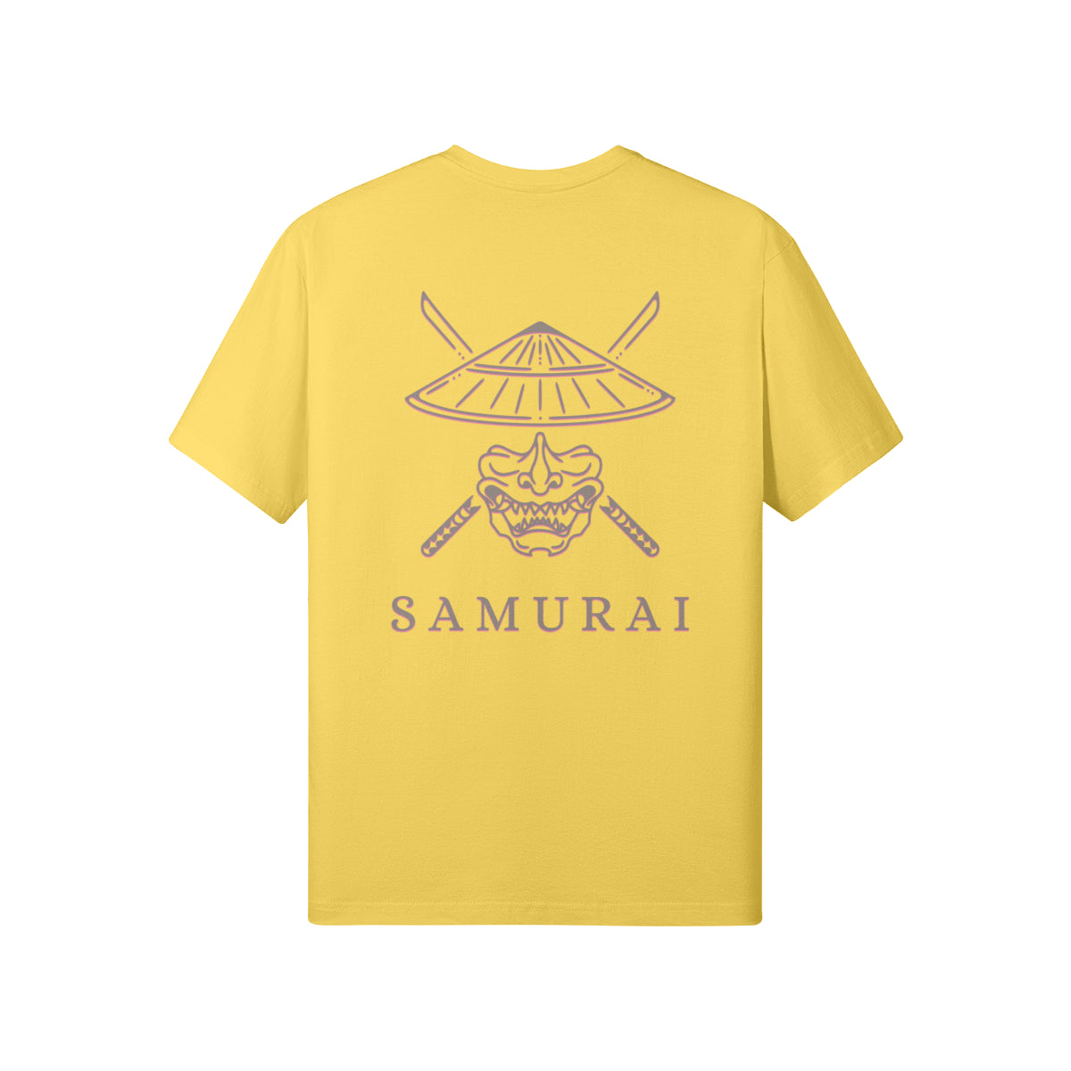 Print T-Shirt Samurai Vorder und Rückseite Design-ASIA-Shirts