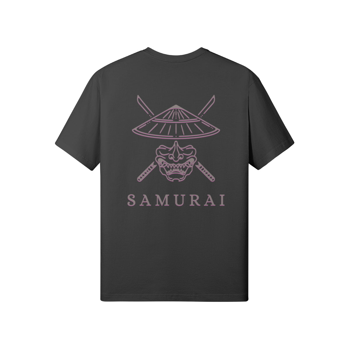 Print T-Shirt Samurai Vorder und Rückseite Design-ASIA-Shirts