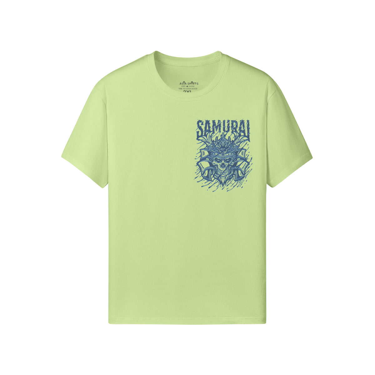 Print T-Shirt Samurai Vorder und Rückseite Design-ASIA-Shirts