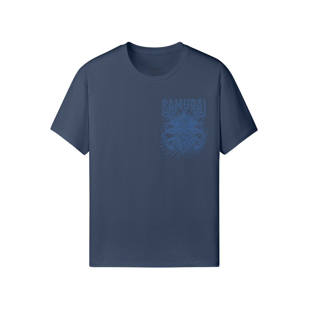 Print T-Shirt Samurai Vorder und Rückseite Design-ASIA-Shirts
