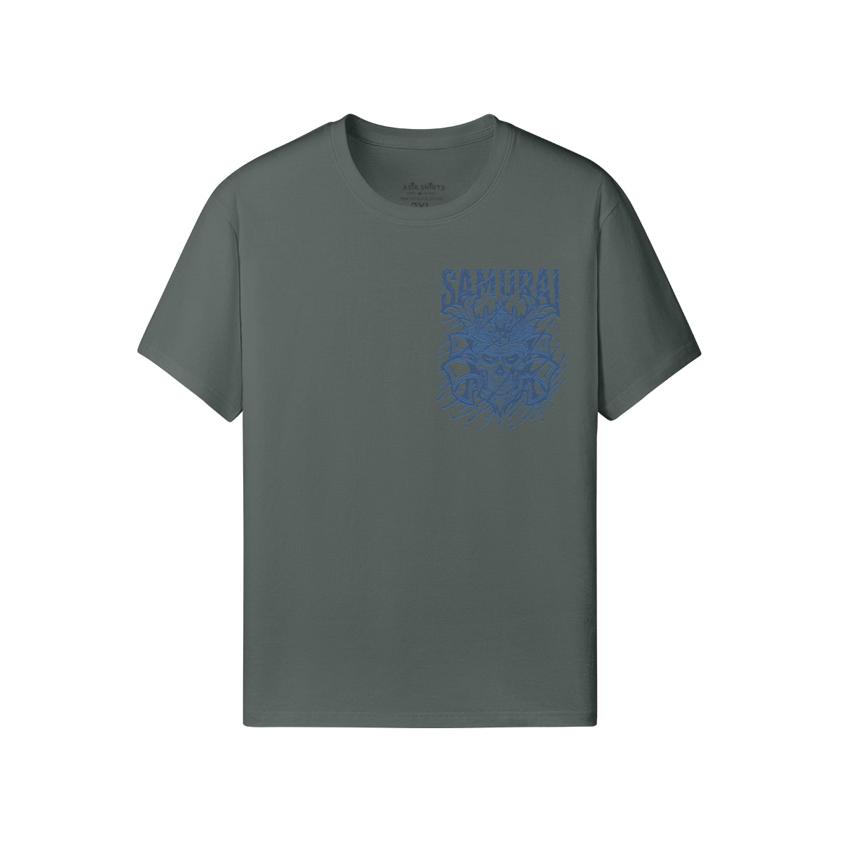 Print T-Shirt Samurai Vorder und Rückseite Design-ASIA-Shirts