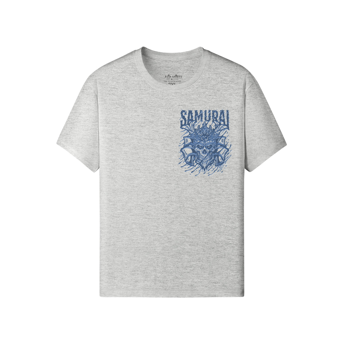 Print T-Shirt Samurai Vorder und Rückseite Design-ASIA-Shirts