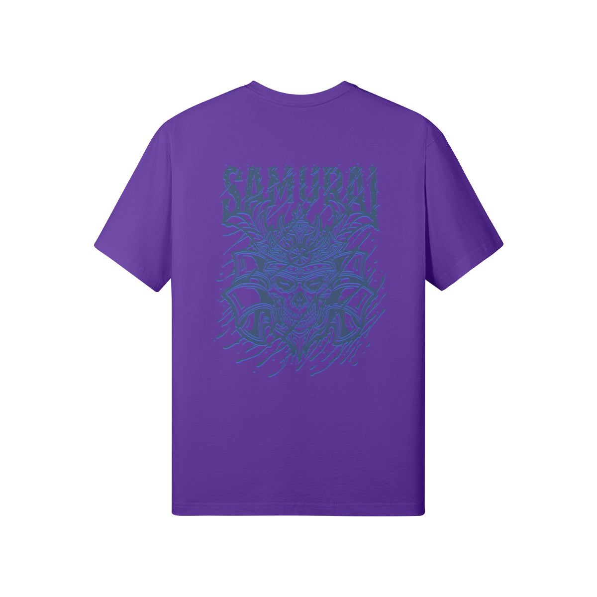 Print T-Shirt Samurai Vorder und Rückseite Design-ASIA-Shirts