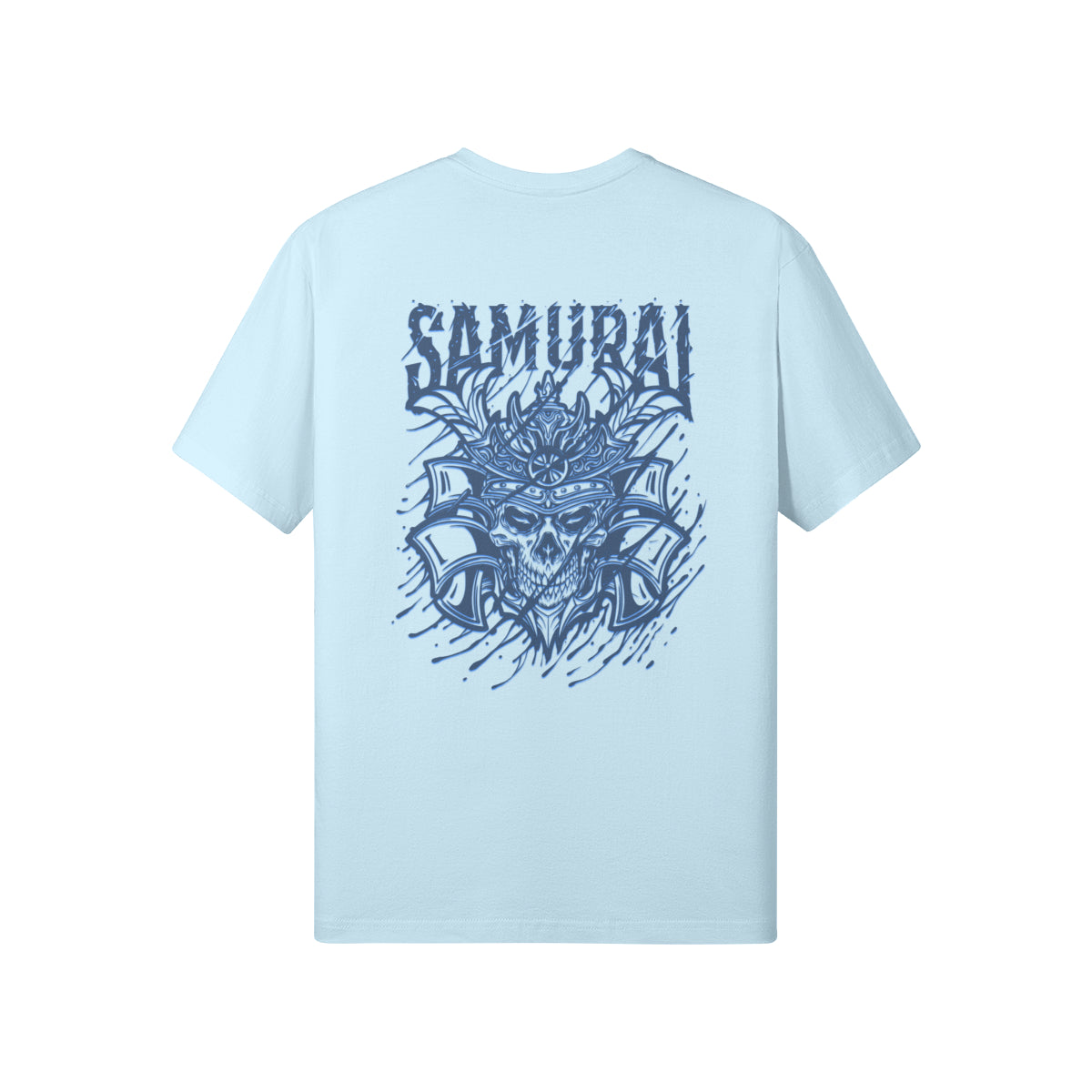 Print T-Shirt Samurai Vorder und Rückseite Design-ASIA-Shirts