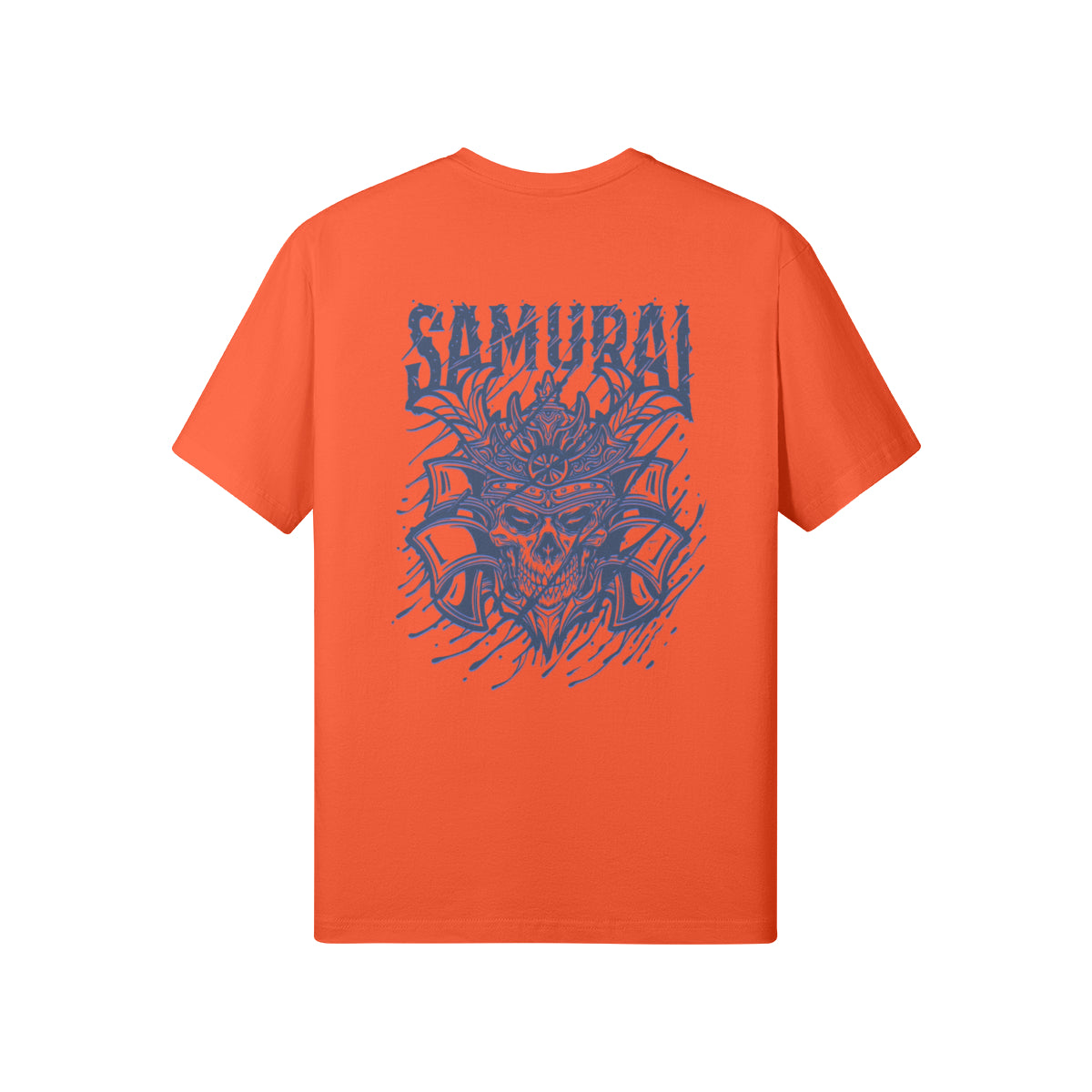 Print T-Shirt Samurai Vorder und Rückseite Design-ASIA-Shirts