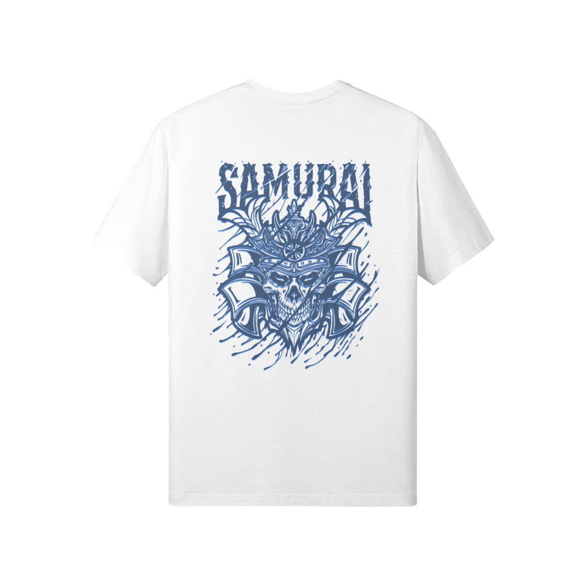 Print T-Shirt Samurai Vorder und Rückseite Design-ASIA-Shirts
