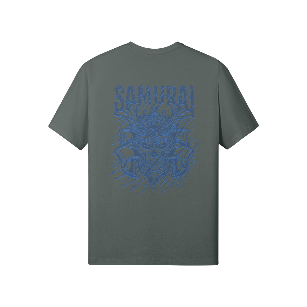 Print T-Shirt Samurai Vorder und Rückseite Design-ASIA-Shirts