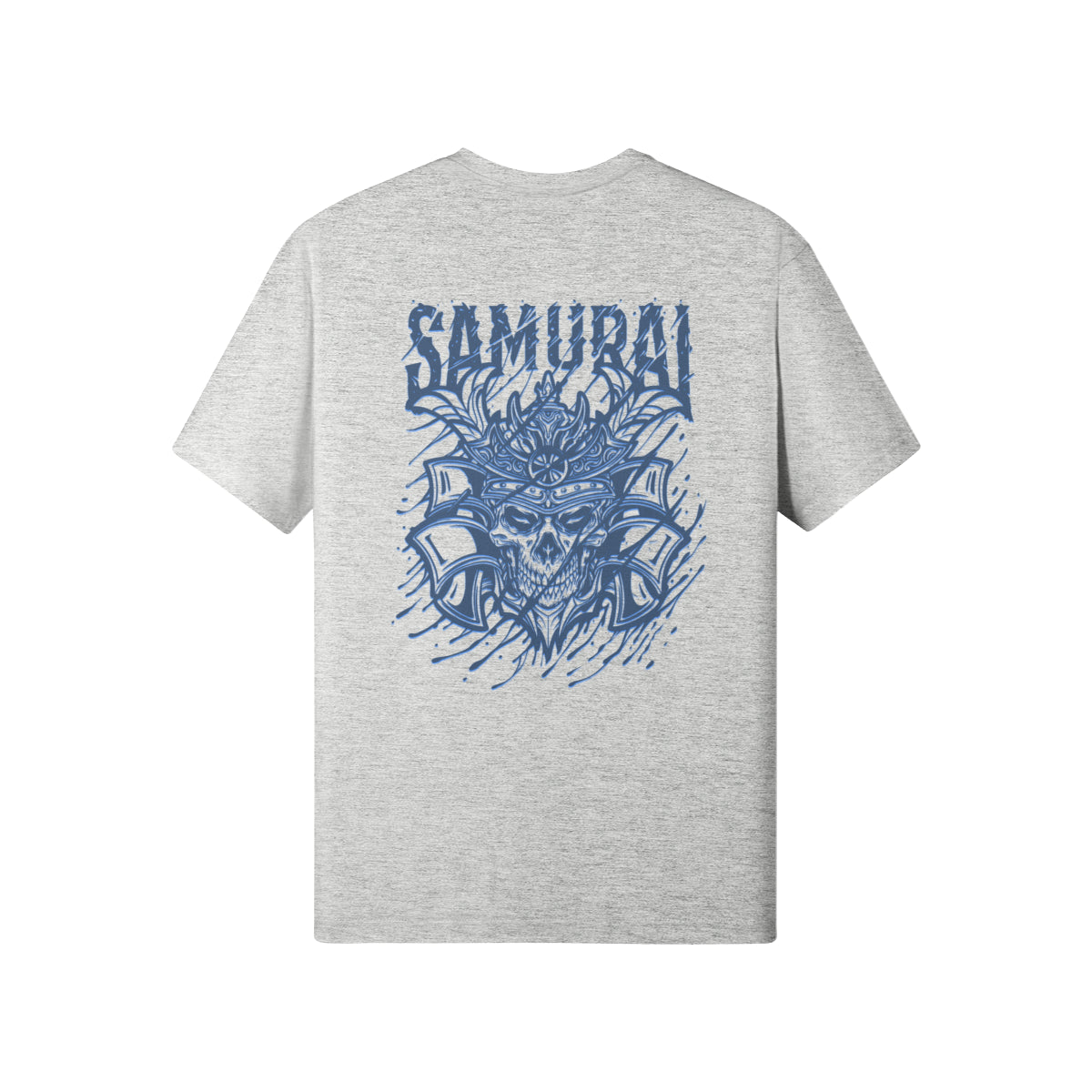 Print T-Shirt Samurai Vorder und Rückseite Design-ASIA-Shirts