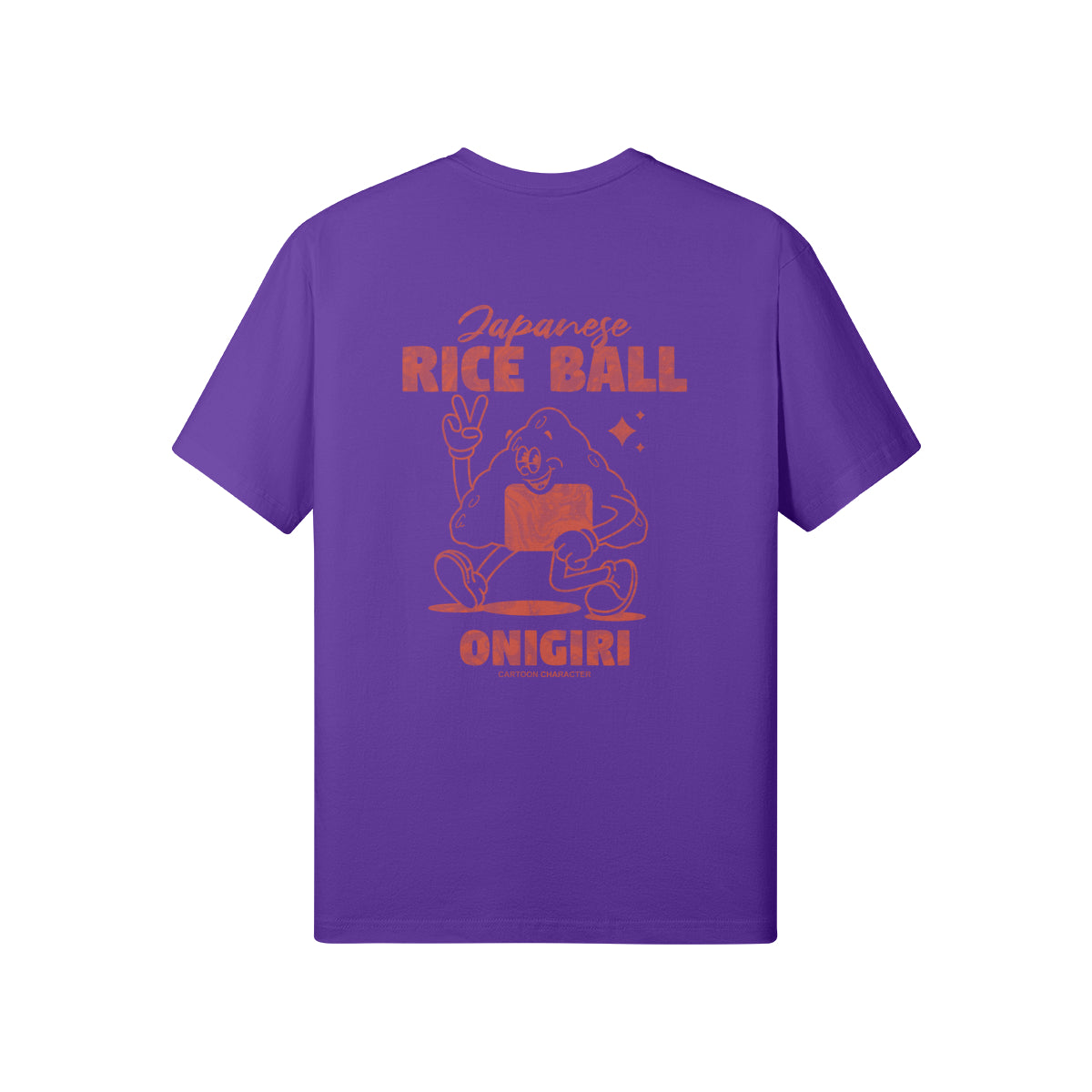 Print T-Shirt Japan Cartoon Vorder und Rückseite-ASIA-Shirts