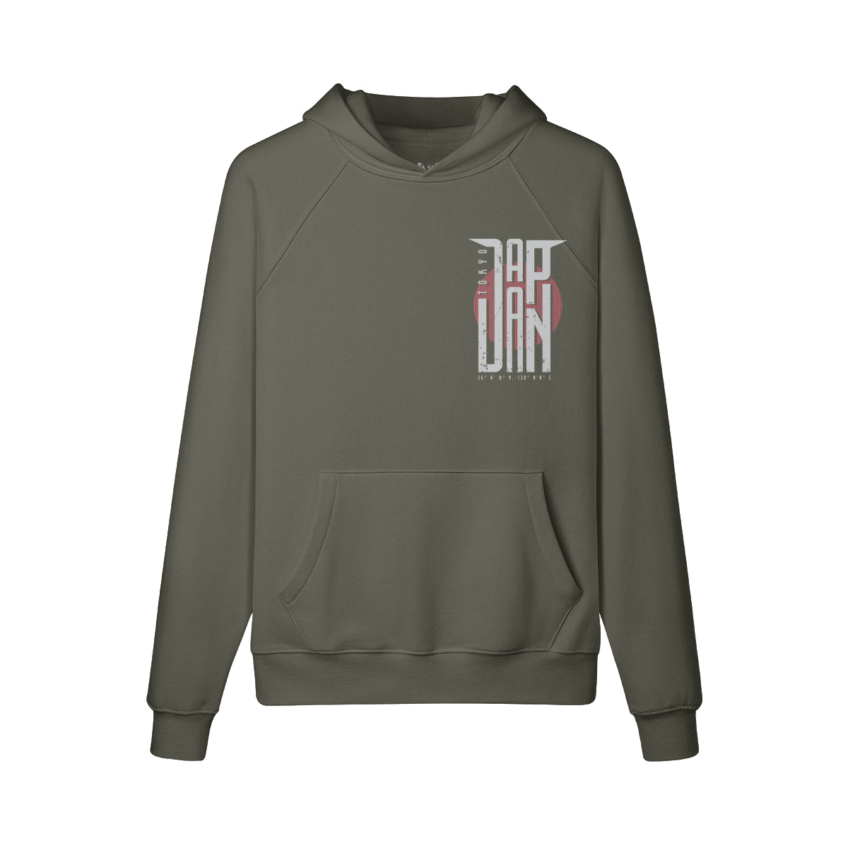Kuscheliger Hoodie Innenseite mit Sweatfleece mit Japan print-ASIA-Shirts