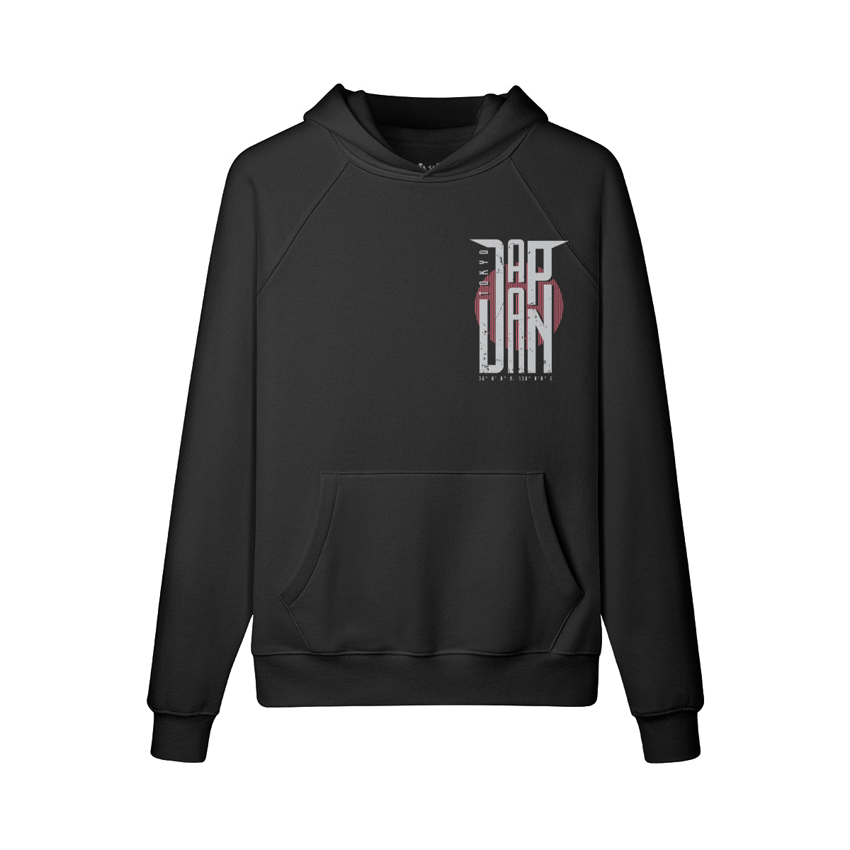 Kuscheliger Hoodie Innenseite mit Sweatfleece mit Japan print-ASIA-Shirts