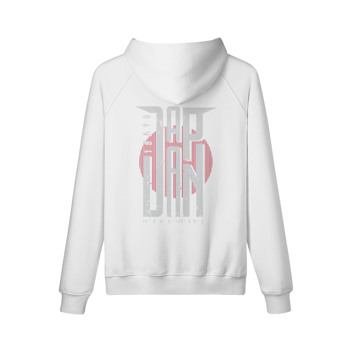 Kuscheliger Hoodie Innenseite mit Sweatfleece mit Japan print-ASIA-Shirts