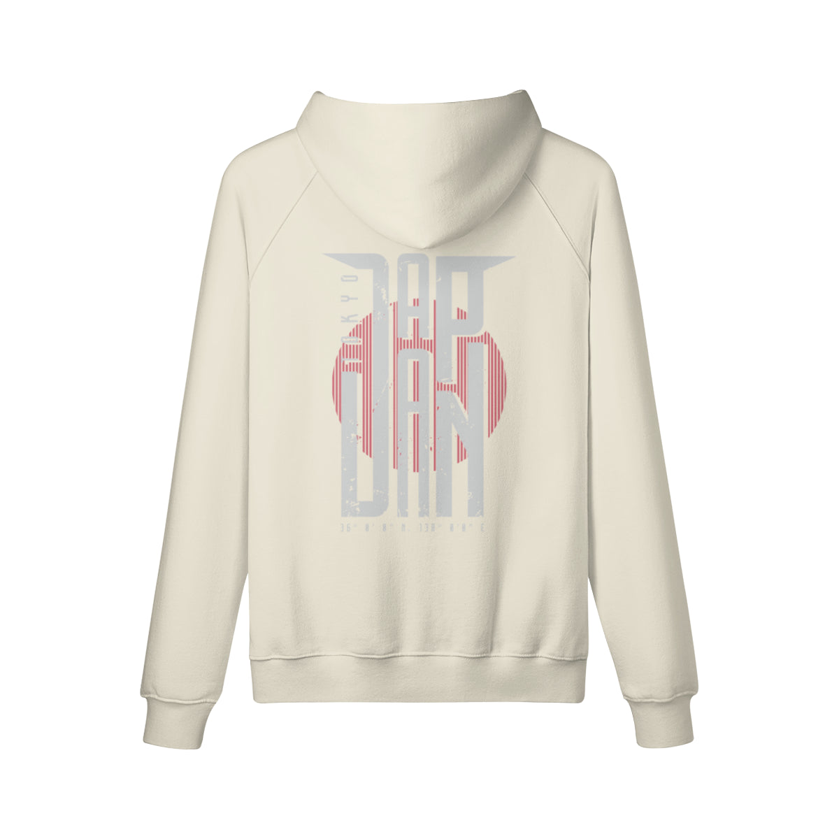 Kuscheliger Hoodie Innenseite mit Sweatfleece mit Japan print-ASIA-Shirts