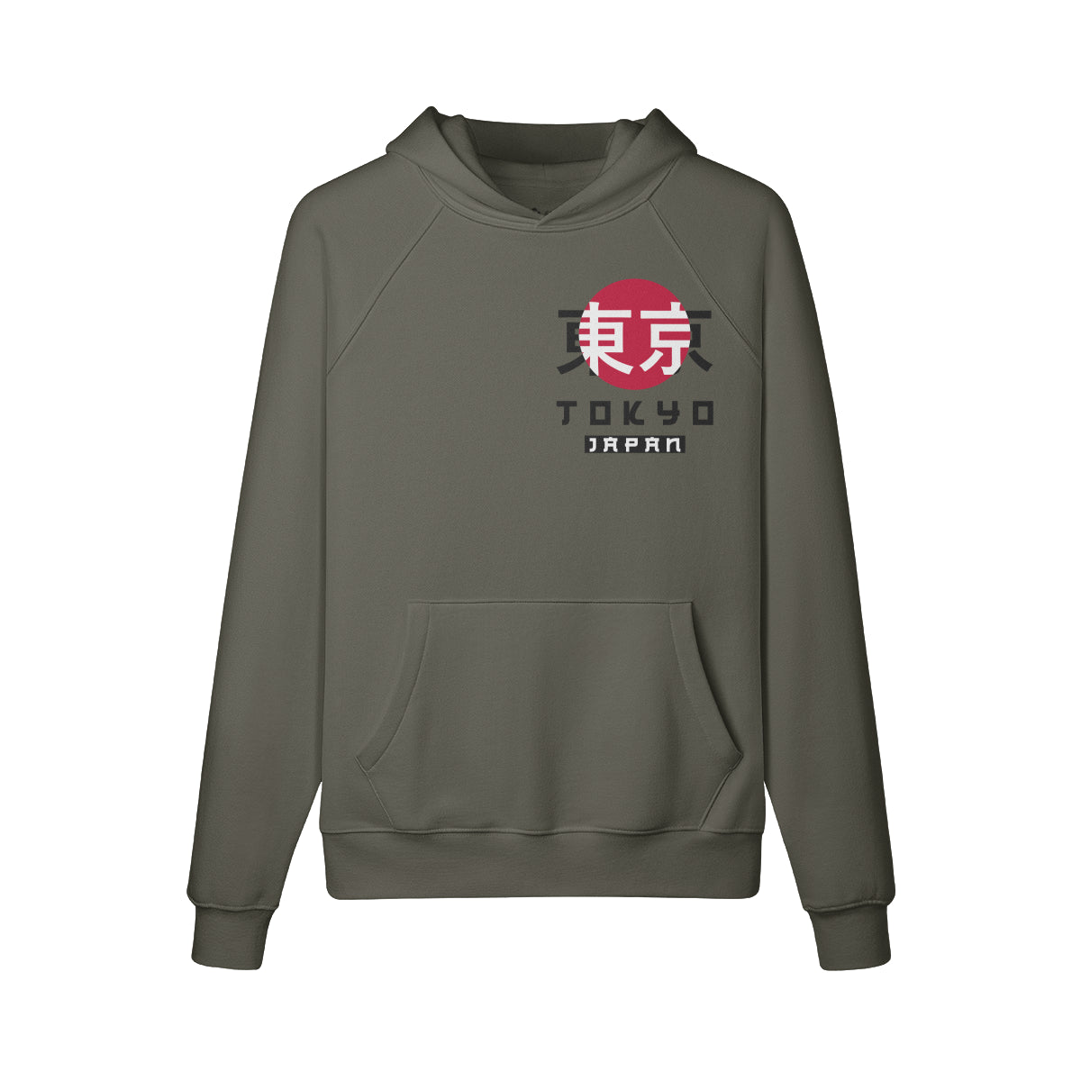 Kuscheliger Hoodie Innenseite mit Sweatfleece mit Japan print-ASIA-Shirts