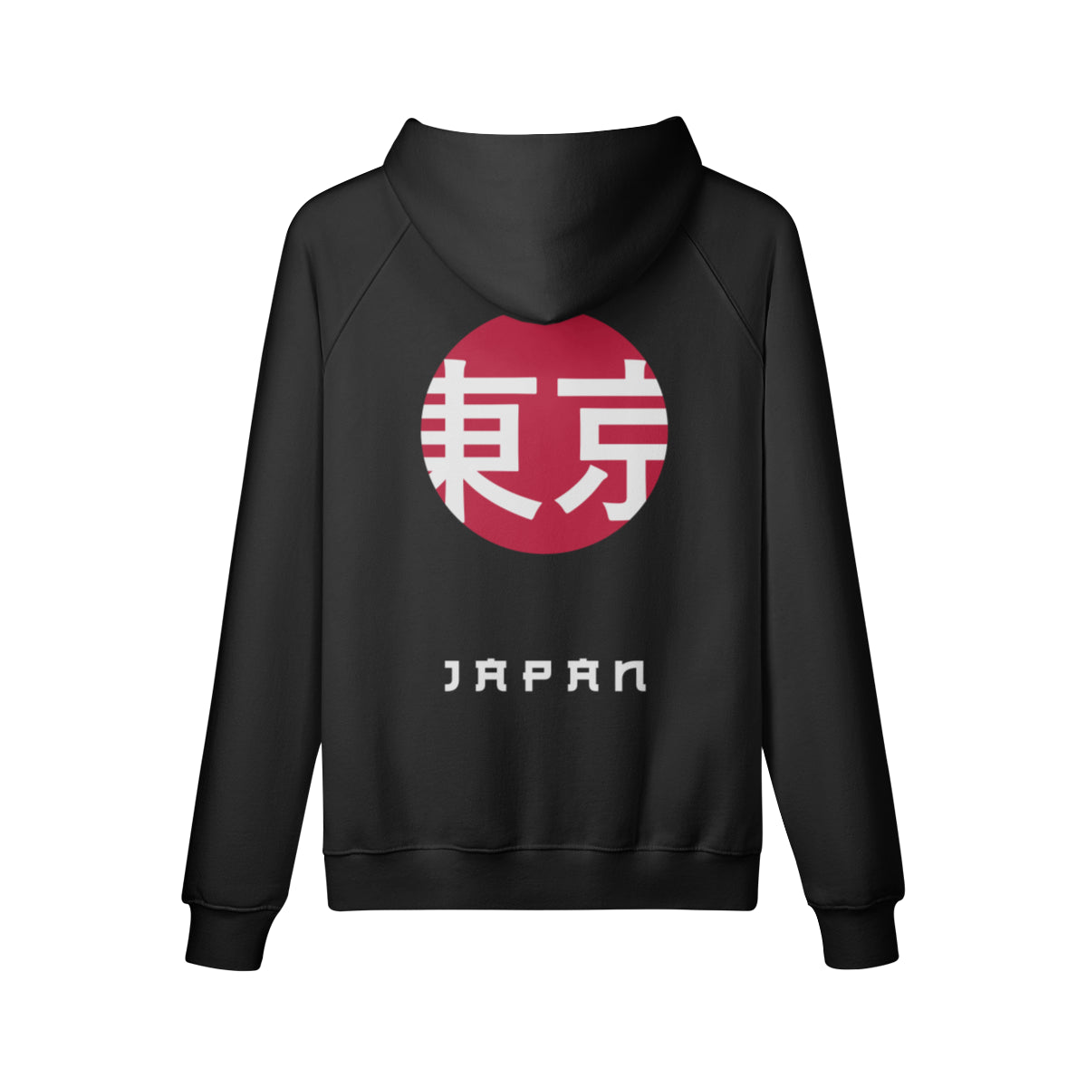 Kuscheliger Hoodie Innenseite mit Sweatfleece mit Japan print-ASIA-Shirts