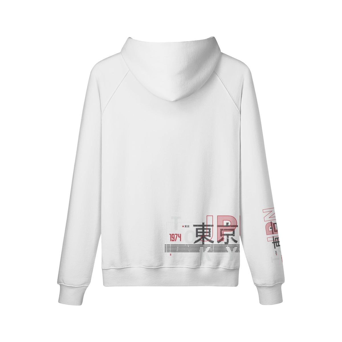 Kuscheliger Hoodie Innenseite mit Sweatfleece Tokyo print-ASIA-Shirts