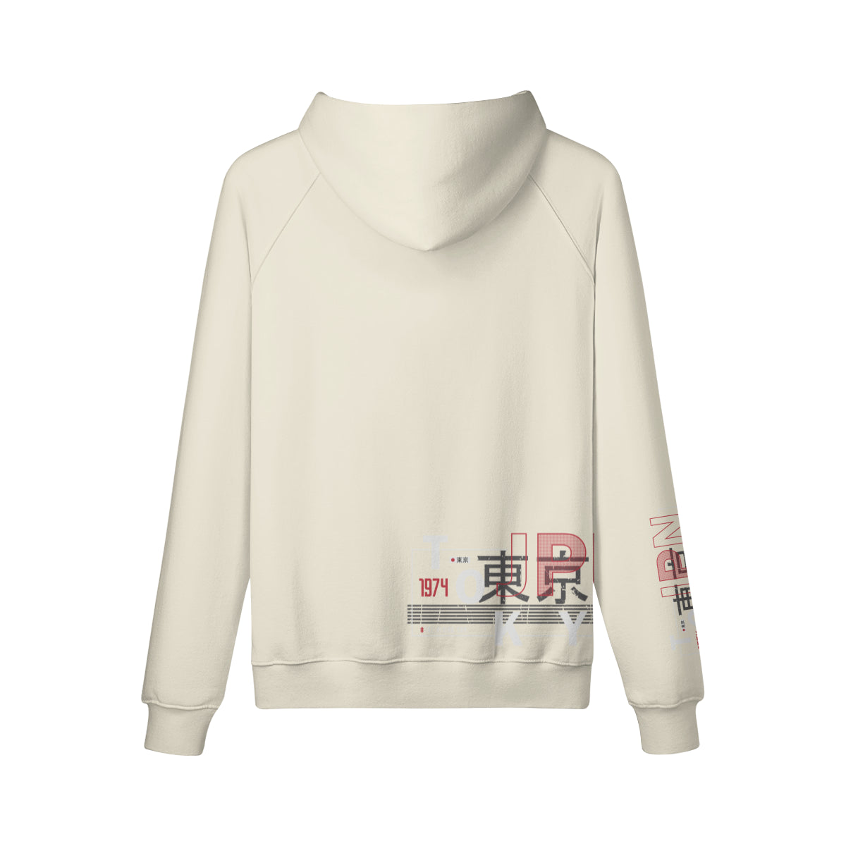 Kuscheliger Hoodie Innenseite mit Sweatfleece Tokyo print-ASIA-Shirts