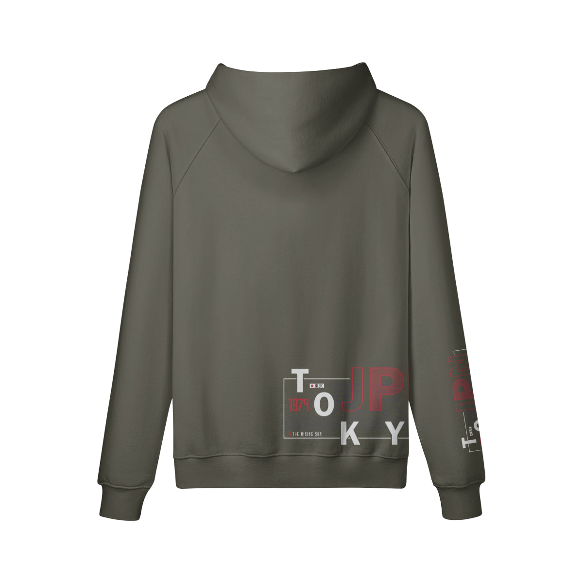 Kuscheliger Hoodie Innenseite mit Sweatfleece Tokyo print-ASIA-Shirts