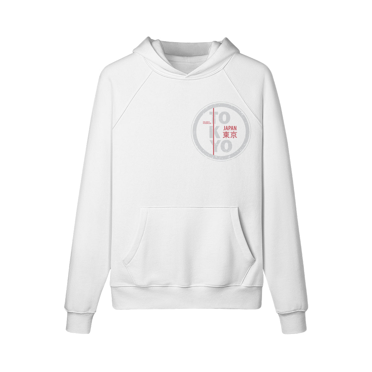 Kuscheliger Hoodie Innenseite mit Sweatfleece mit Tokyo-ASIA-Shirts