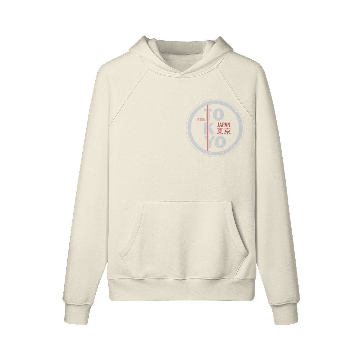Kuscheliger Hoodie Innenseite mit Sweatfleece mit Tokyo-ASIA-Shirts