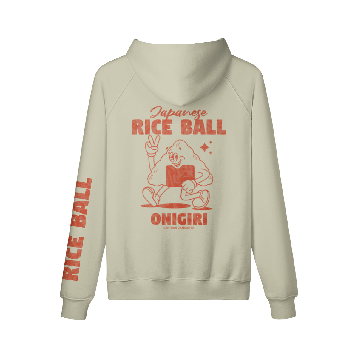 Kuscheliger Hoodie mit Sweatfleece innenseite und Japanese funny print-ASIA-Shirts