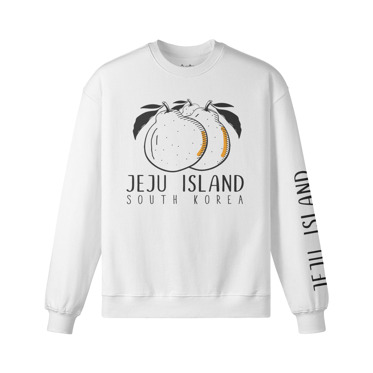 Heavy Oversized Sweatshirt mit Jeju Island print-ASIA-Shirts
