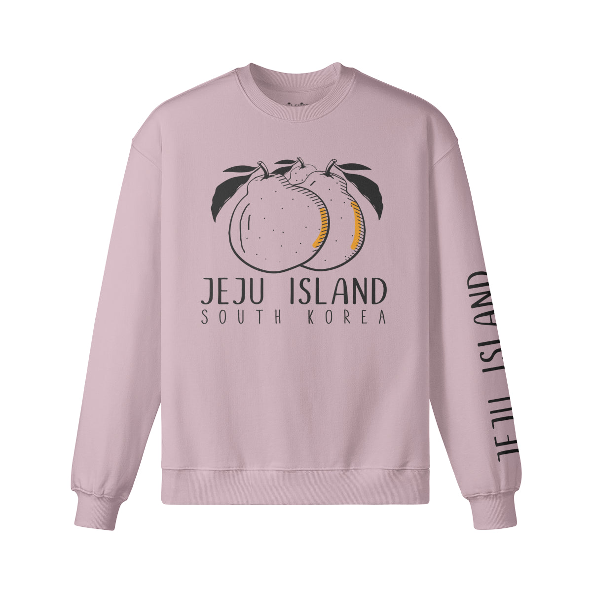 Heavy Oversized Sweatshirt mit Jeju Island print-ASIA-Shirts