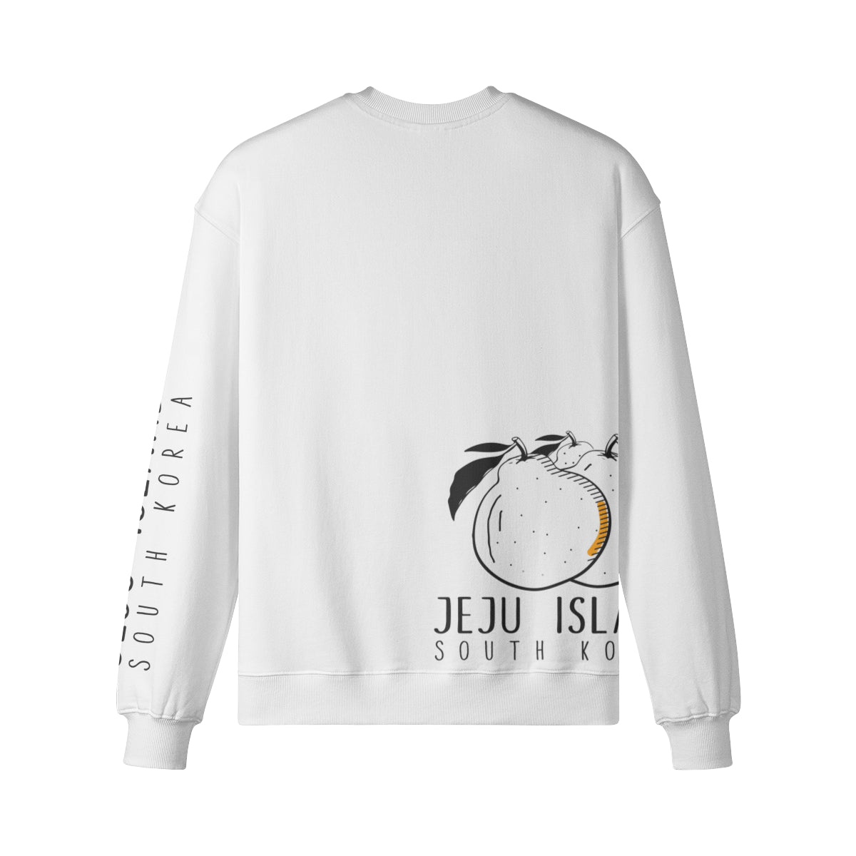 Heavy Oversized Sweatshirt mit Jeju Island print-ASIA-Shirts