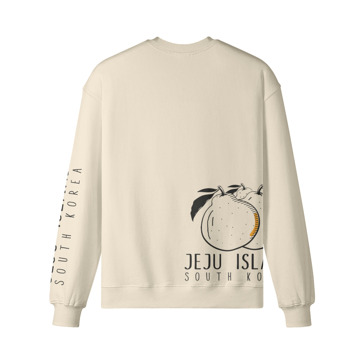 Heavy Oversized Sweatshirt mit Jeju Island print-ASIA-Shirts