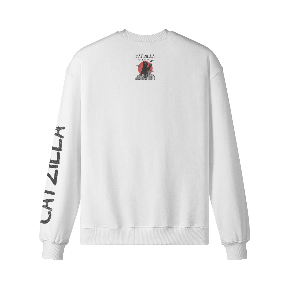 Heavy Oversized Sweatshirt "CATZILLA"-ASIA-Shirts