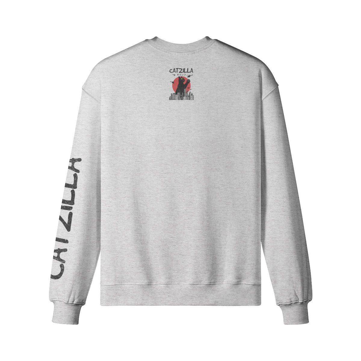 Heavy Oversized Sweatshirt "CATZILLA"-ASIA-Shirts