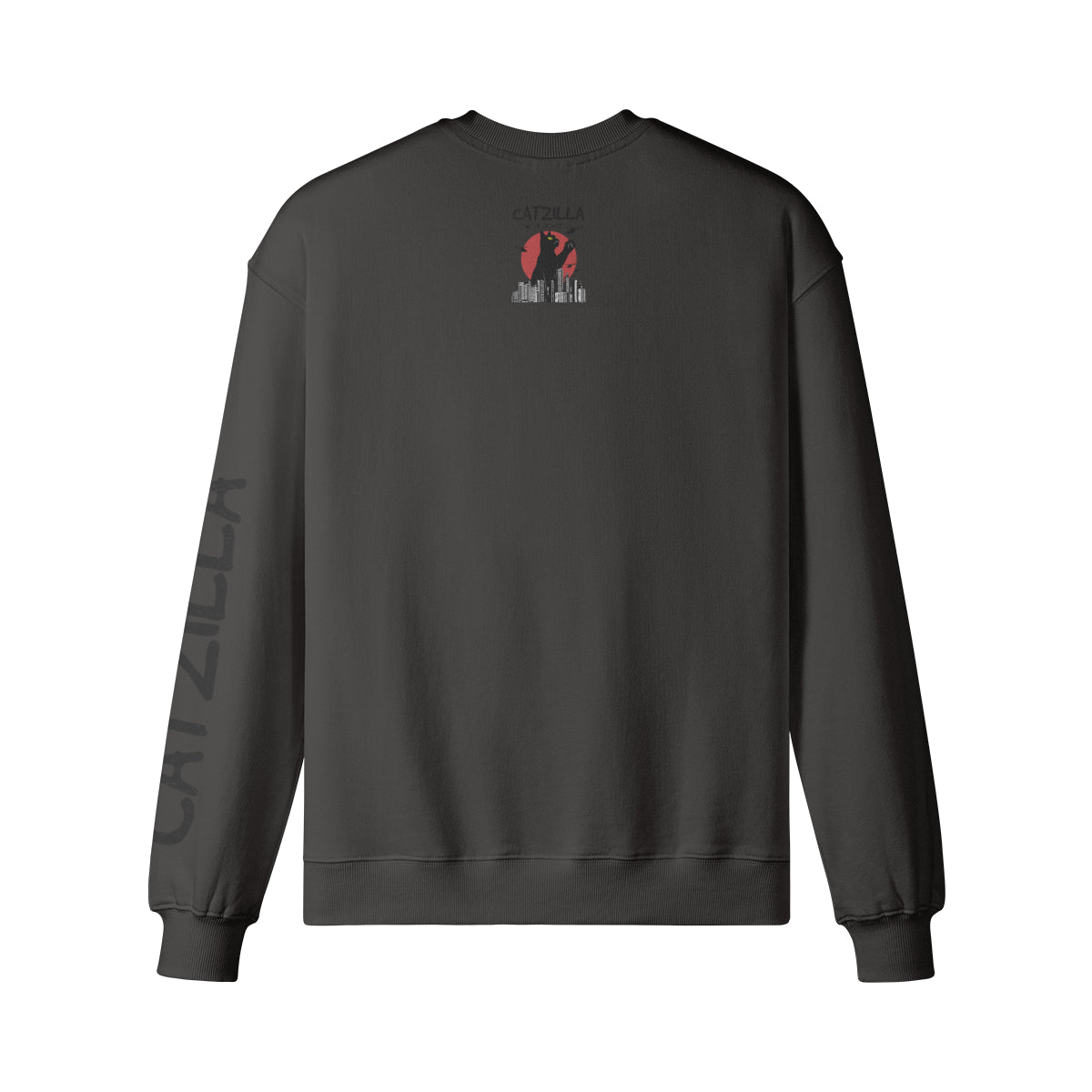 Heavy Oversized Sweatshirt "CATZILLA"-ASIA-Shirts