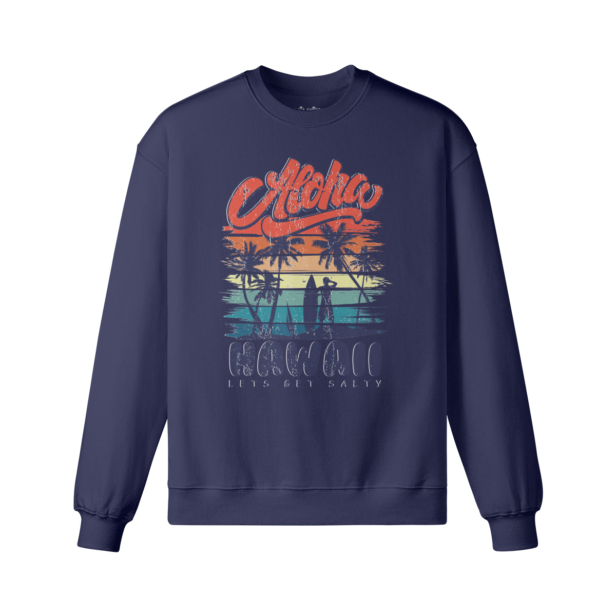 Heavyweight Oversized Sweatshirt - Cooles Aloha Hawaii-ASIA-Shirts