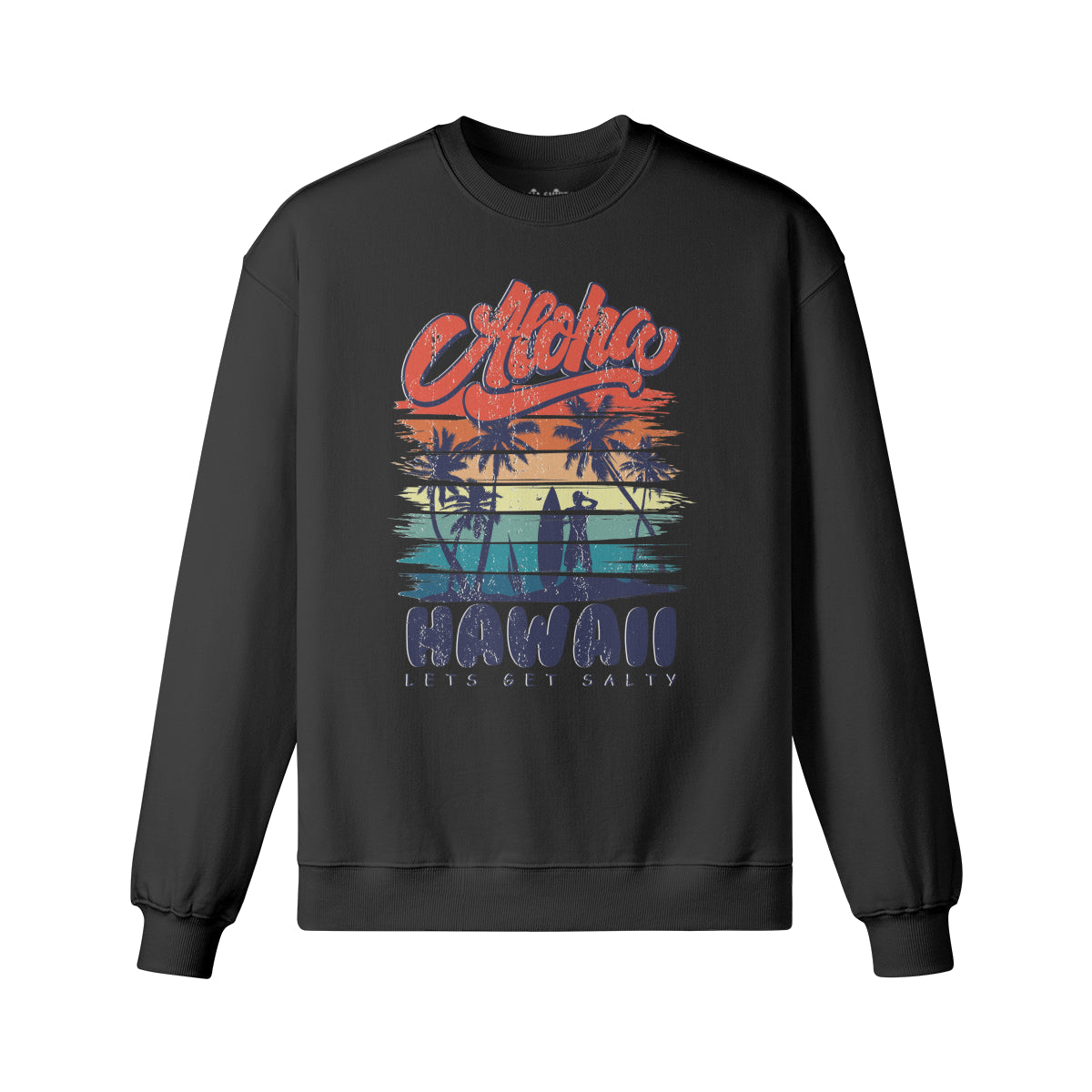 Heavyweight Oversized Sweatshirt - Cooles Aloha Hawaii-ASIA-Shirts