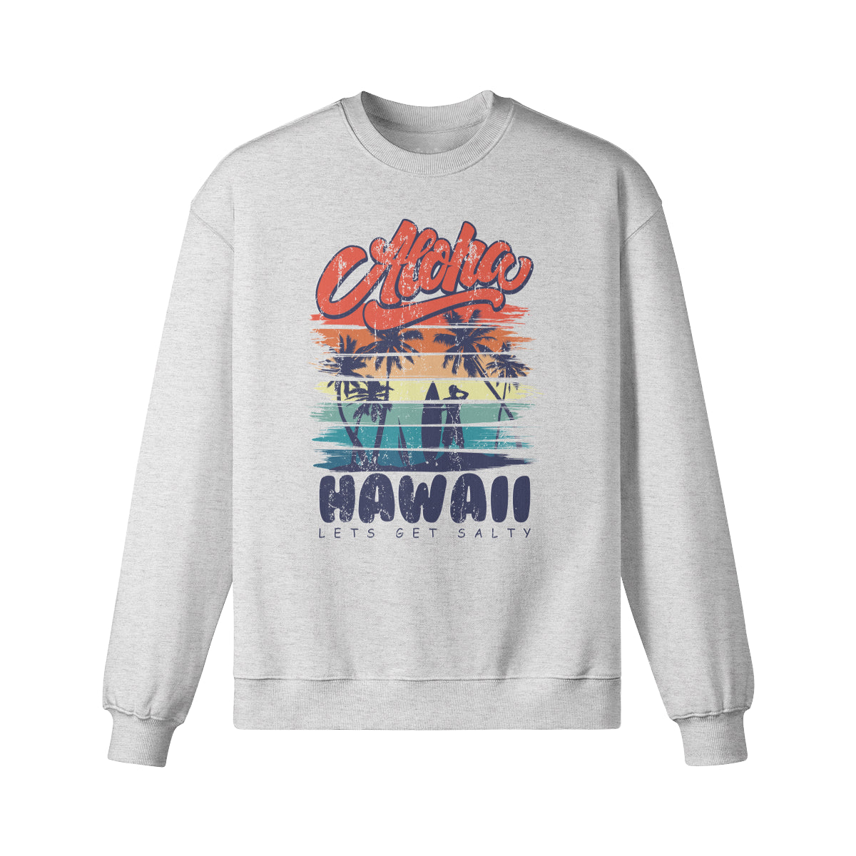 Heavyweight Oversized Sweatshirt - Cooles Aloha Hawaii-ASIA-Shirts