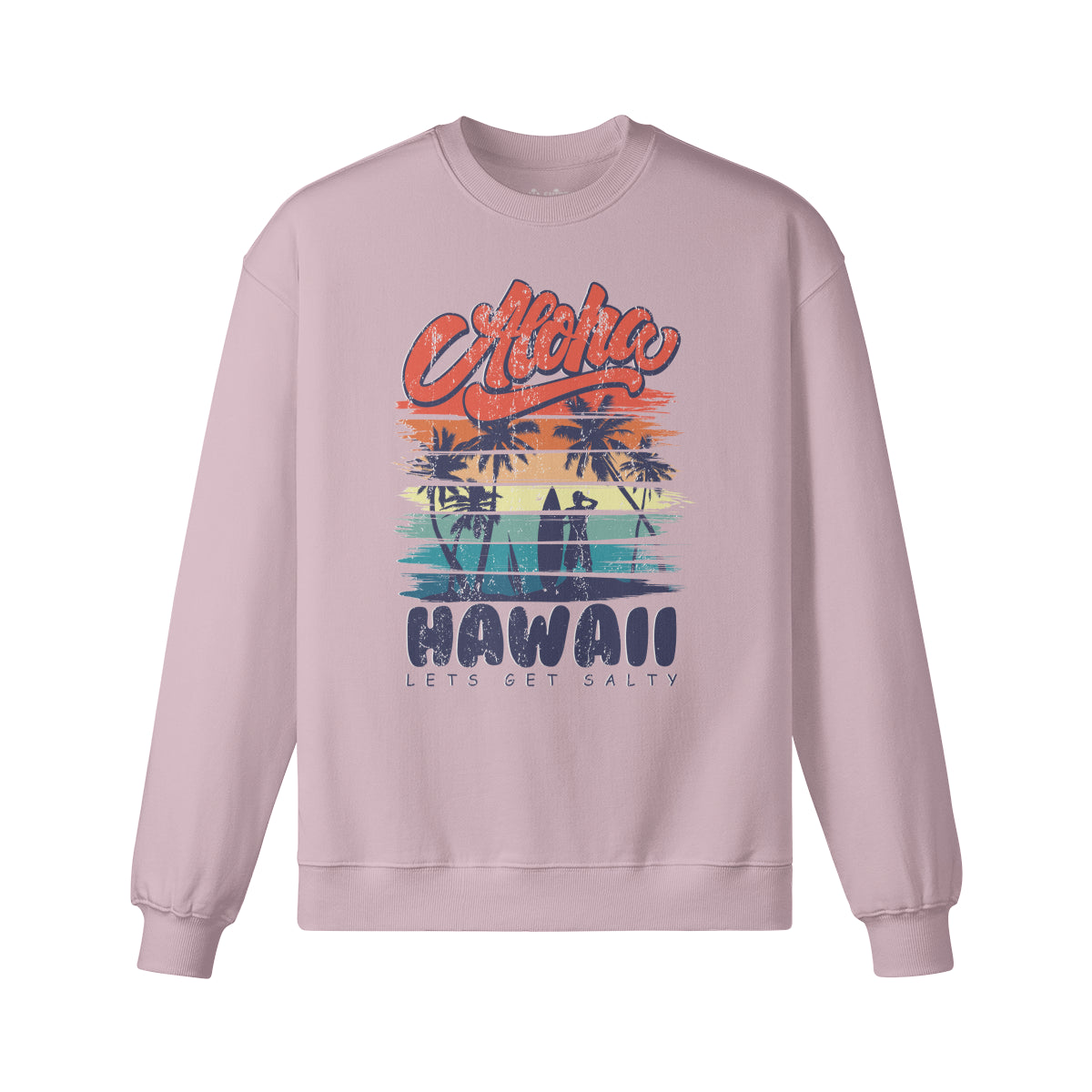 Heavyweight Oversized Sweatshirt - Cooles Aloha Hawaii-ASIA-Shirts