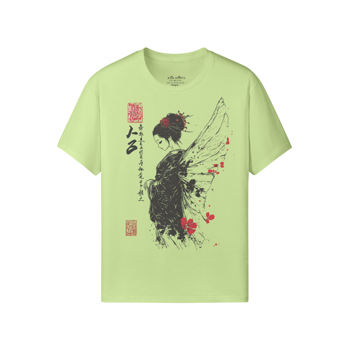 Graphic T-Shirt Geisha Japan Art-ASIA-Shirts