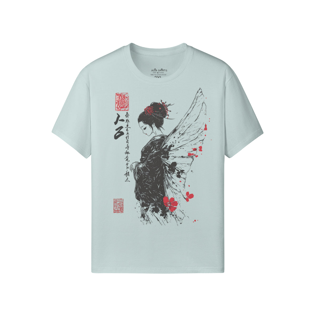 Graphic T-Shirt Geisha Japan Art-ASIA-Shirts