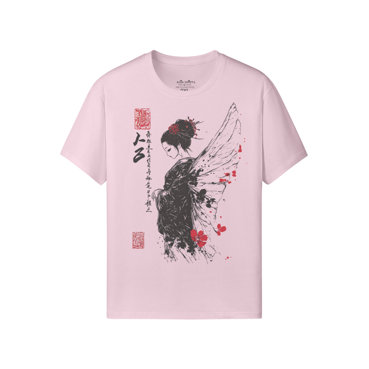 Graphic T-Shirt Geisha Japan Art-ASIA-Shirts