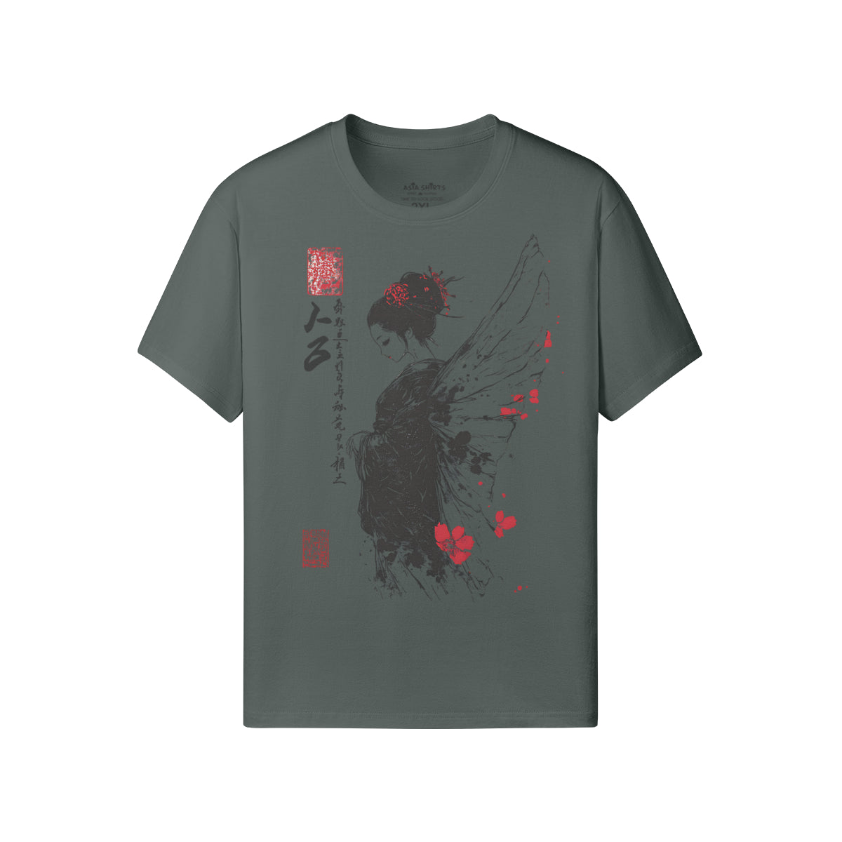 Graphic T-Shirt Geisha Japan Art-ASIA-Shirts