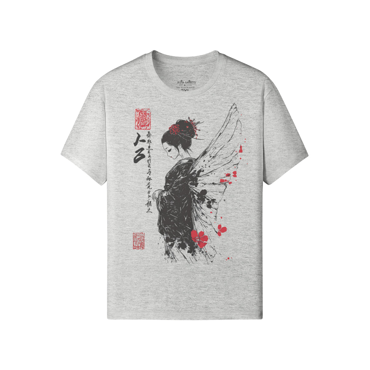 Graphic T-Shirt Geisha Japan Art-ASIA-Shirts