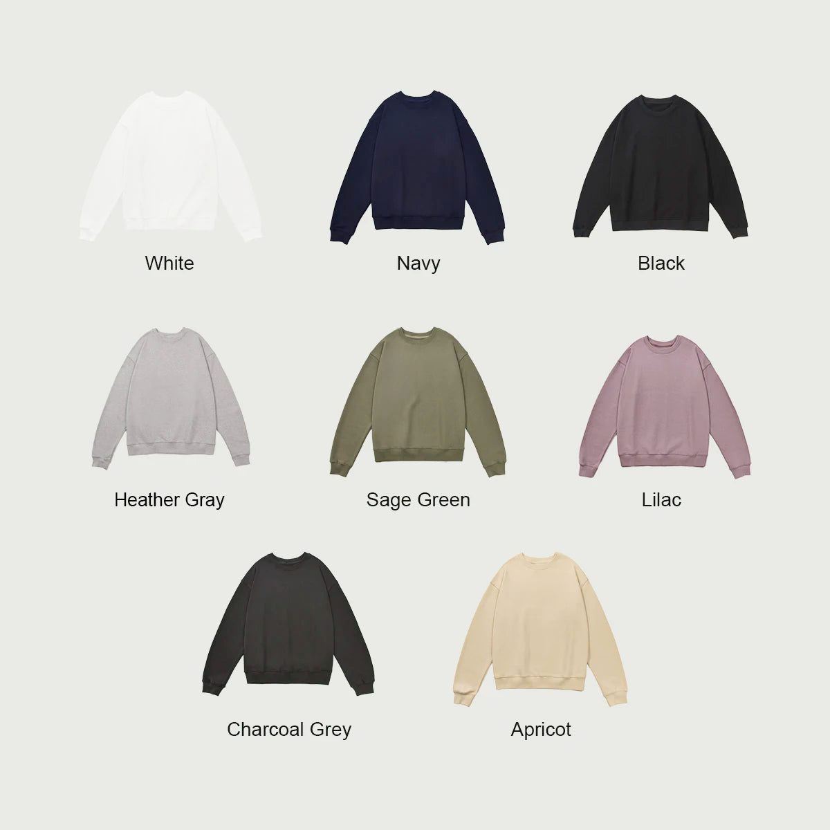 Heavy Oversized Sweatshirt mit Namaste und Lotusblüten print-ASIA-Shirts