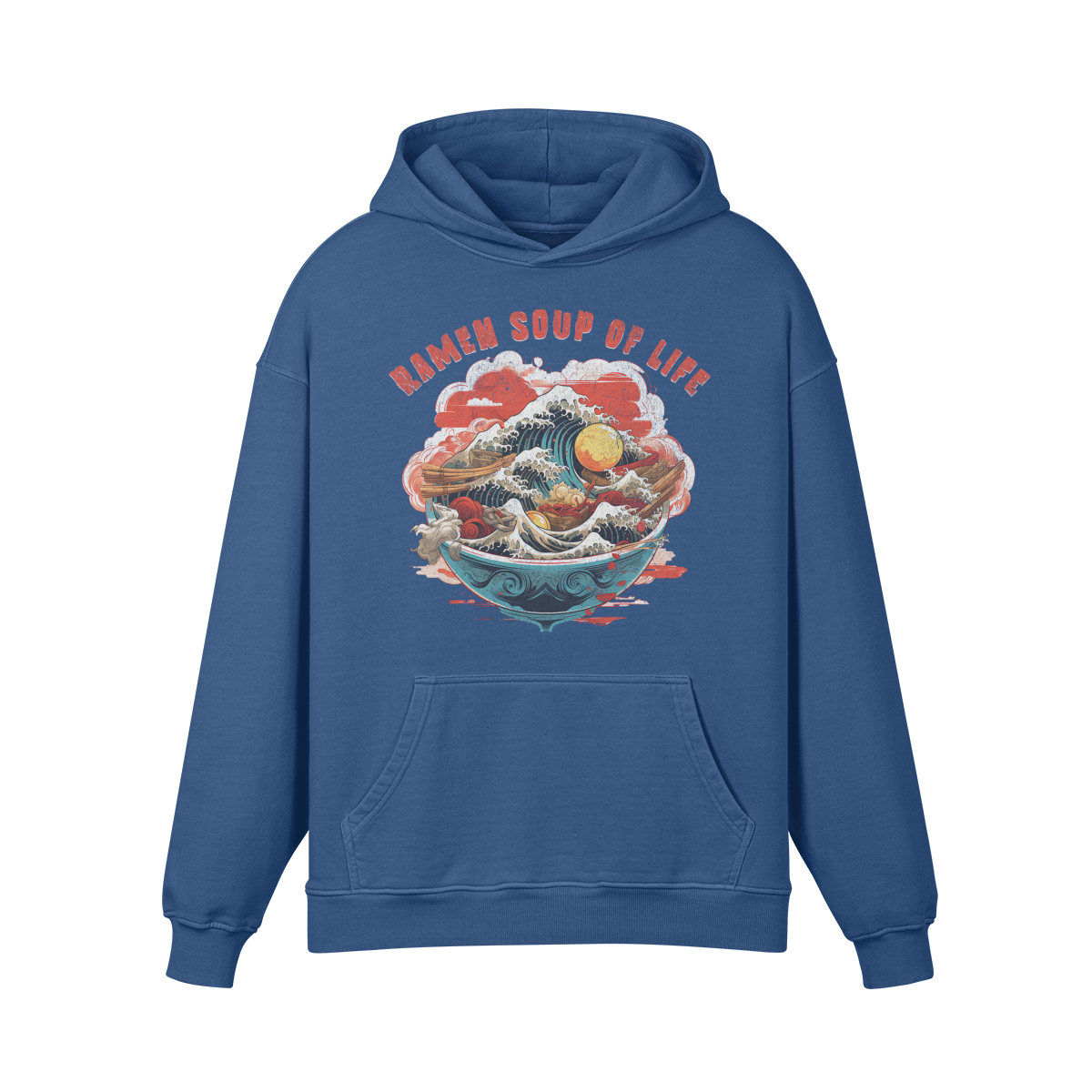 Retro Ramen Hoddie - Ramen Soup of Life Oversized Retro Hoodie, Vintage Ramen Hoodie - ASIA-Shirts
